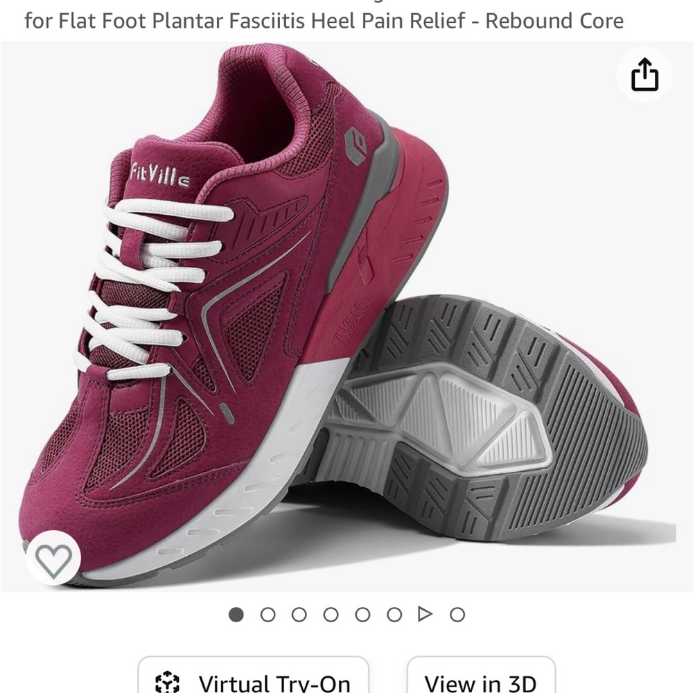 FitVille Walking shoes Rose-Rec